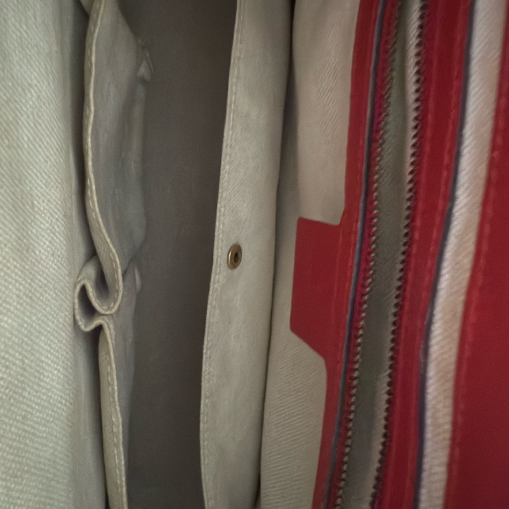 Red Gucci Horsebit 1955 Leather Tote Bag- - Picture 9 of 14